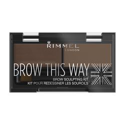 Kit para cejas Brow This Way Medium Brown x 1.3 gr