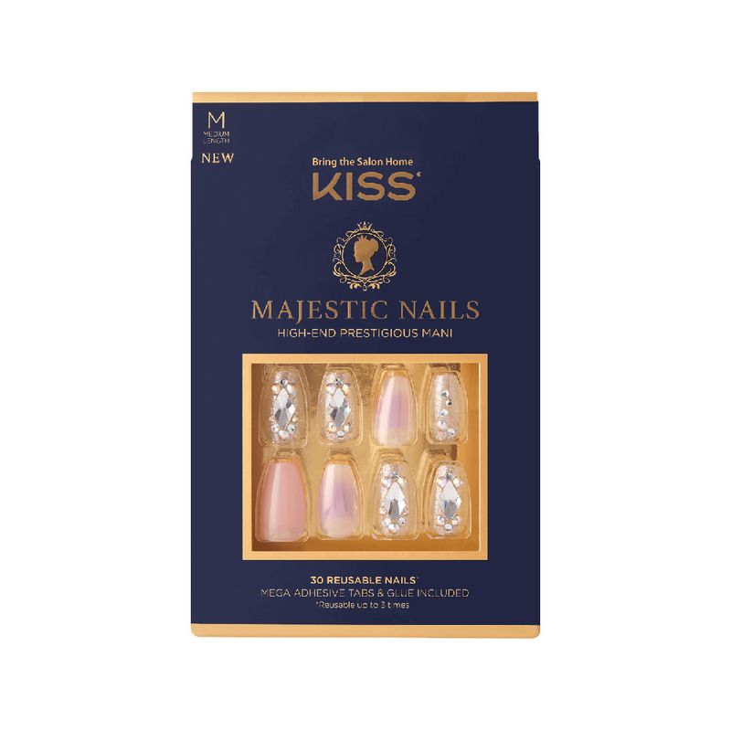 unas-postizas-glue-on-kiss-majestic-in-a-crown