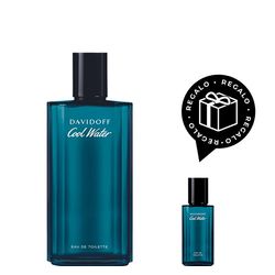 EDT Davidoff Cool Water Men x 125 ml + Davidoff Cool Water x 40 ml Regalo a Base de Compra