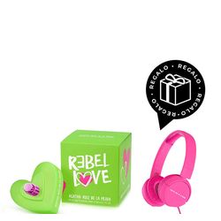 EDT Agatha Ruiz de la Prada Rebel Love x 80 ml + Auriculares Agatha Ruiz de la Prada Regalo por Compra