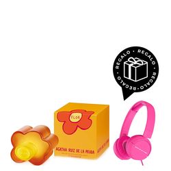 EDT Agatha Ruiz de la Prada Flor x 100 ml + Auriculares Agatha Ruiz de la Prada Regalo por Compra