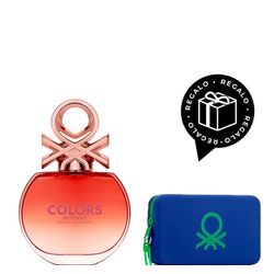 EDP Benetton Colors Rose Intenso x 80 ml + Neceser Antonio Banderas Regalo por Compra