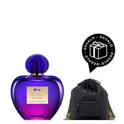 EDT Banderas Her Secret Desire x 80 ml + Backpack Banderas Regalo por Compra