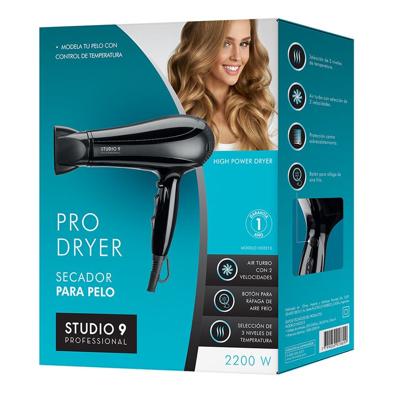 secador-de-pelo-studio-9-professional-pro-dryer