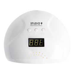 Cabina Seca Esmalte Studio 9 Professional con Luz UV 36W 12 LED USB