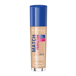 Base Cremosa de Maquillaje Rimmel Match Perfection fps 20 x 30 ml