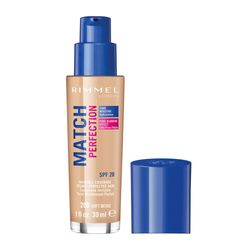 Base Cremosa de Maquillaje Rimmel Match Perfection fps 20 x 30 ml