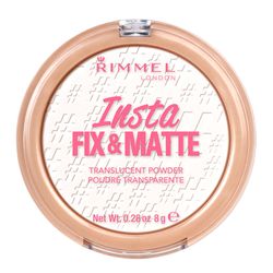 Polvo Traslúcido Rimmel Insta Fix & Matte Powder 001 x 8 g