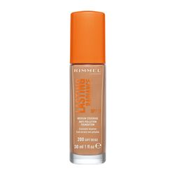 Base líquida de Maquillaje Rimmel Lasting Radiance Fnd New Generation 200 Soft Beige x 30 ml