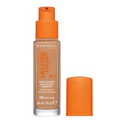 Base líquida de Maquillaje Rimmel Lasting Radiance Fnd New Generation 200 Soft Beige x 30 ml