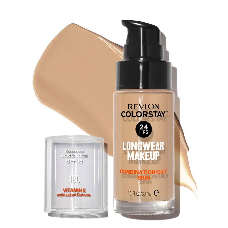 Base Líquida de Maquillaje Revlon ColorStay Makeup Combination Oily Skin  Spf 15 x 30 ml