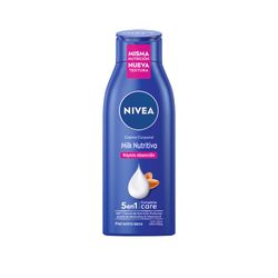 Crema Corporal Hidratante Nivea Milk Nutritiva 5 en 1 para Piel Extra Seca x 400 ml