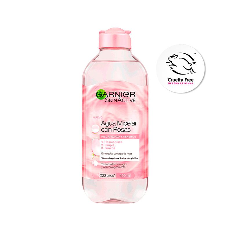 Agua Micelar Garnier Todo en 1 Skin Active 400ml