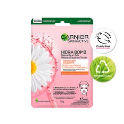 Mascarilla en Tela Garnier Manzanilla Biodegradable Skin Active x 1 un