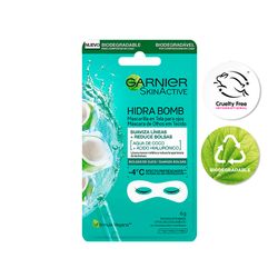 Mascarilla en Tela para Ojos Garnier Coco Biodegradable Skin Active x 1 un