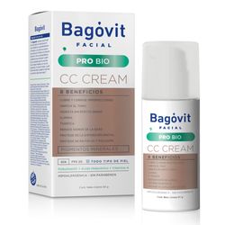 Crema Facial Bagóvit Pro Bio CC Cream Multiprotectora Perfeccionadora x 50 g