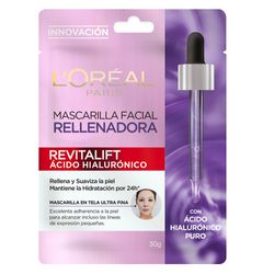 Mascarilla L'Oréal Paris Revitalift Ácido Hialurónico