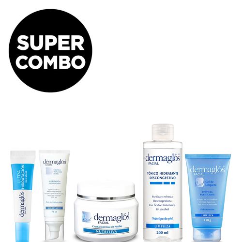 Rutina Facial Dermaglós Piel Normal a Mixta
