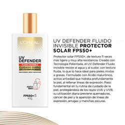 Kit L'Oreal París UV Defender Fluido Fps 50 x 2 un