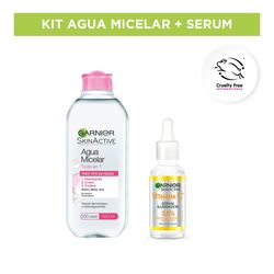 Rutina Básica Garnier: Agua Micelar Clásica + Sérum Vitamina C