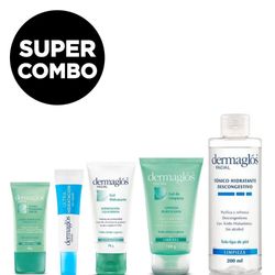 Kit Rutina Facial Dermaglós Piel Mixta a Grasa