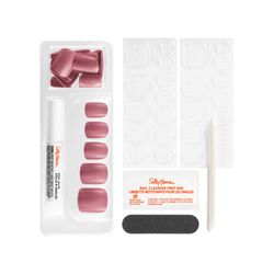 Uñas Postizas Sally Hansen Salon Effects Pink Clay SQ011 x 24 un