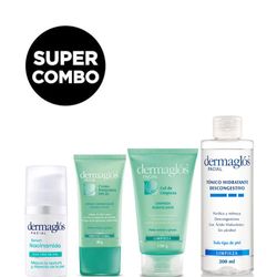 Kit Dermaglós Rutina Piel Mixta a Grasa + Serum Niacinamida