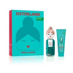 Set Benetton Sisterland Green EDT x 80 ml + Body Lotion x 75 ml