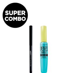 Combo Maquillaje Extreme Delineador Retráctil + Máscara de Pestañas Lashaholic Curves