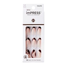 Uñas Postizas Press On imPRESS Medium Vision x 30 un