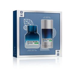 Estuche Benetton United Dreams Together Him EDT x 100 ml + Desodorante x 150 ml