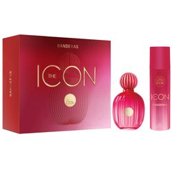 Estuche Banderas The Icon Women EDP x 100 ml + Desodorante x 150 ml