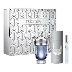 Estuche Rabanne Invictus EDT x 100 ml + Desodorante x 150 ml + EDT x 10 ml