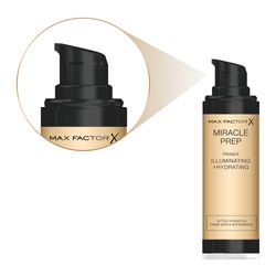 Prebase de Maquillaje Max Factor Miracle Prep Illuminating & Hydrating x 30 ml