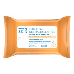 Toallitas Desmaquillantes Farmacity Skin con Karité x 25 un