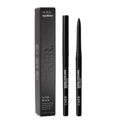 Delineador de Ojos Cher Retráctil Super Eyeliner Ultra-Black