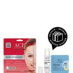 Máscara Facial ACF Malbec Hidraskin x 14 g + Barra Anti-Roce ACF y Fotoprotector ACF Regalo por Compra