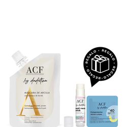 Máscara Facial Acf de Arcilla x 30 ml + Barra Anti-Roce ACF y Fotoprotector ACF Regalo por Compra