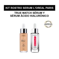 Kit Rostro Serum L'Oreal Paris: True Match Serum + Serum Acido Hialuronico