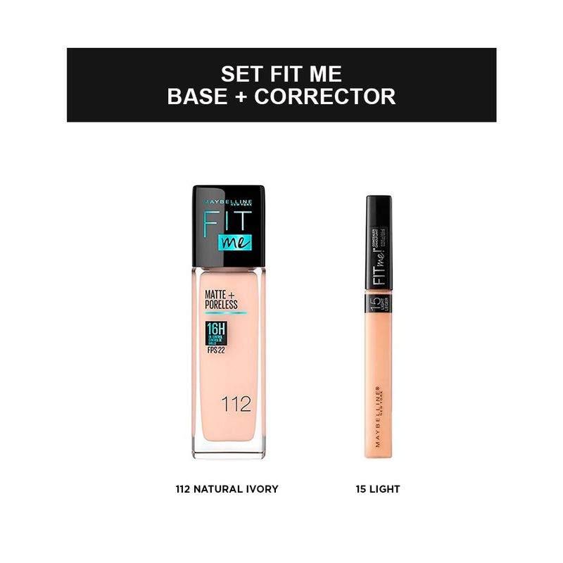 set-de-maquillaje-maybelline-fit-me-base-corrector