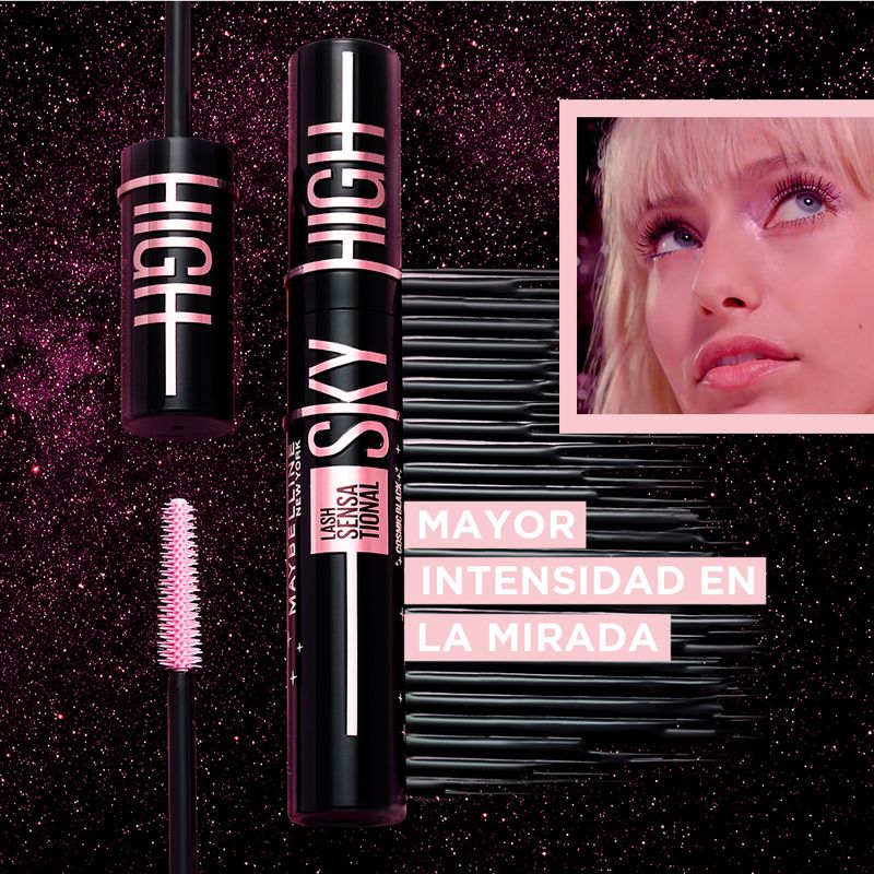 set-de-maquillaje-maybelline-mascara-de-pestanas-sky-high-cosmic-black-labial-vinyl-Ink-cheeky