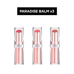 Set de Maquillaje L'Oreal Paris: Labiales Paradise Balm x 3 un