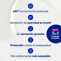 Crema Corporal Nivea Soft Milk 5 en 1 Suavidad y Humectación Profunda Piel Seca x 250 ml