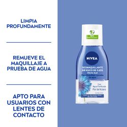 Desmaquillante Bifásico de Ojos Nivea Efecto Dual para Piel Sensiblex 125 ml