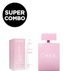 Kit Cher: EDP Dieciocho x 100 ml + Sérum Ultra Glow