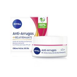 Crema Facial Nivea Antiarrugas con Semillas de Damasco 45+ x 50 ml