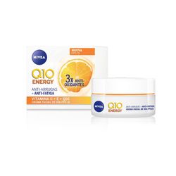 Crema Facial Antiarrugas Nivea Q10 Energy + Vitamina C y E Fps 15 x 50 ml