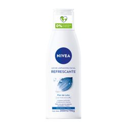 Leche Limpiadora Facial Refrescante Nivea Piel normal y seca x 200 ml