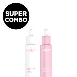 Combo Cher Sérum Dieciocho Hyaluron x 30 ml + Sérum Dieciocho Ultraglow x 30 ml