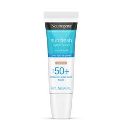 Protector Solar Neutrogena Hydro Boost Tono Claro Fps 50 x 40 ml